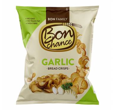 BON CHANCE bread crisps garlic 120g