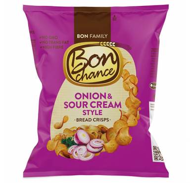 BON CHANCE bread crisps onion and sour cream 60g