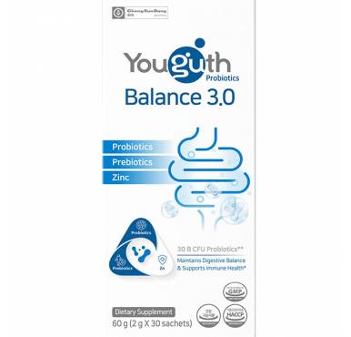 YOUGUTH PROBIOTICS balance 3.0 Zinc (2g x 30 sachet) 60g
