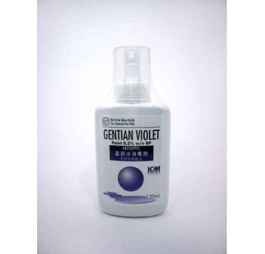 ICM gentian violet paint 0.5% w/v bp 120 ml