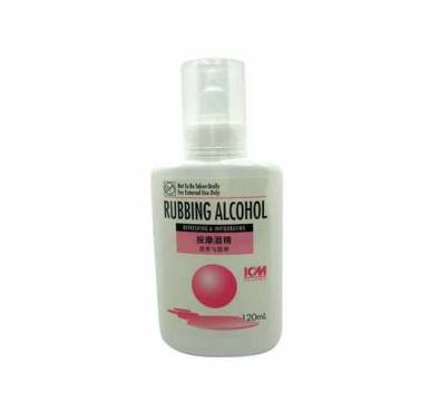 ICM rubbing alcohol (isopropyl alcohol 70%) 120 ml
